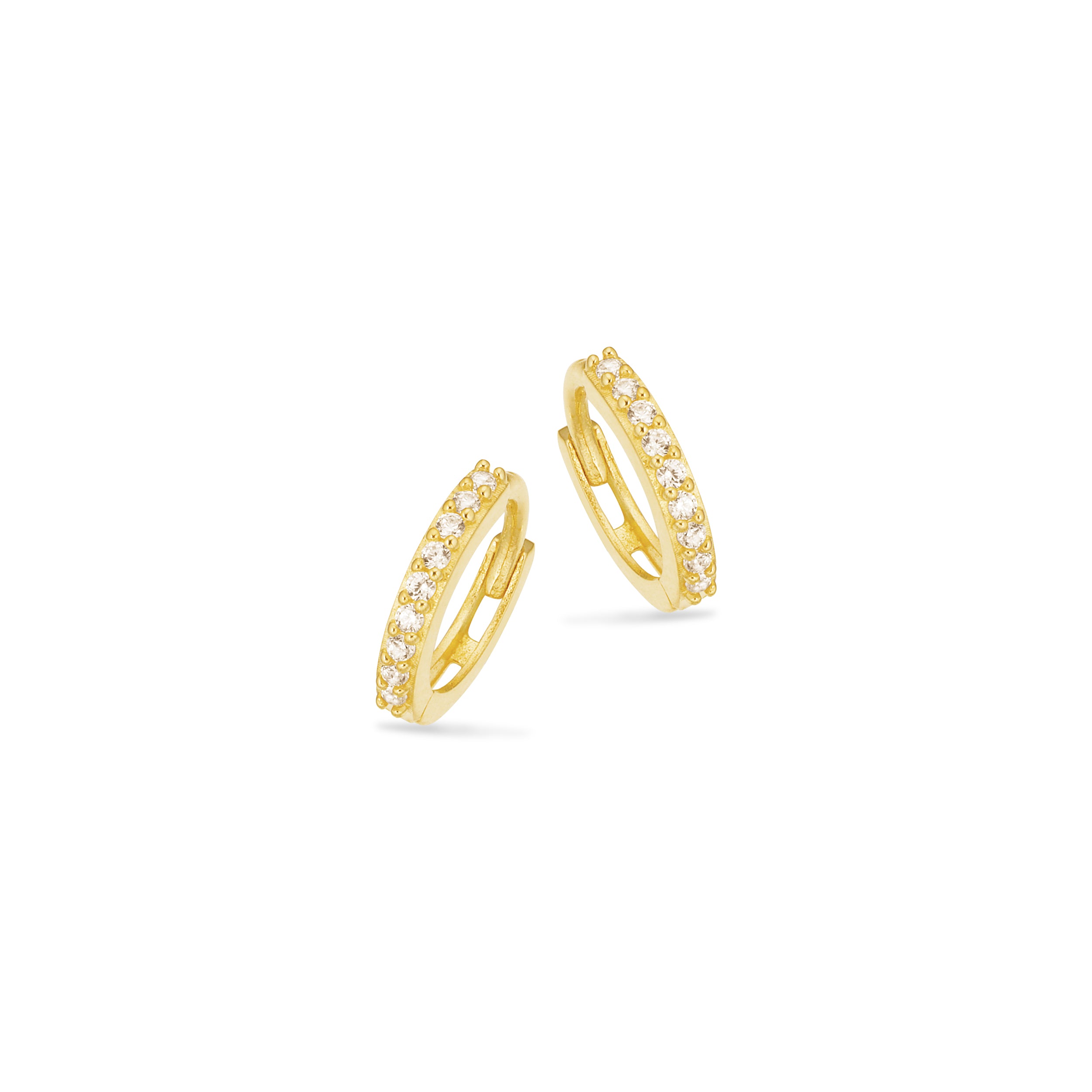 Scrouples Creoler Med Sten Karat Guld 124093 - Scrouples Øreringe  - 1233690227641