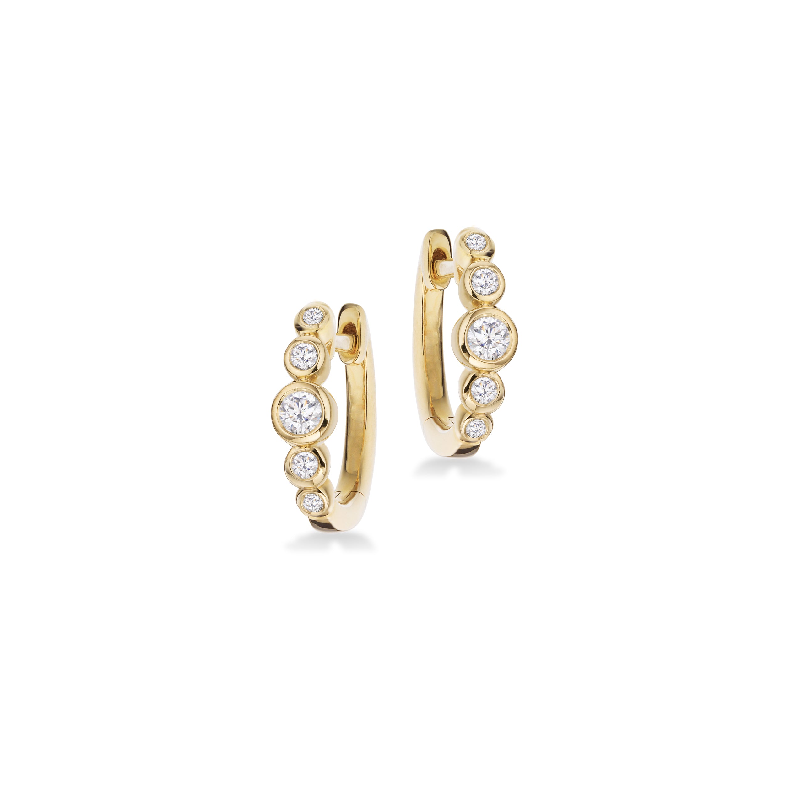 Scrouples Karat Creoler Med Diamanter 124325 - Scrouples Øreringe  - 1233690236124