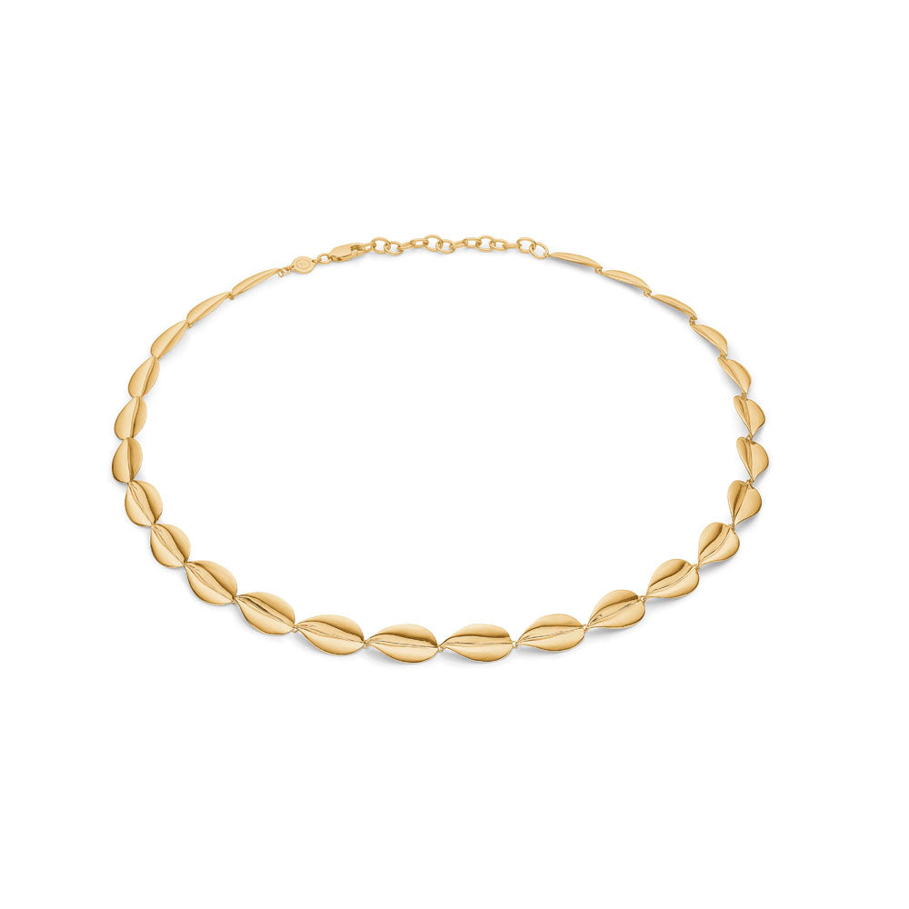 Mads Karat Kæde Med Dråber Folding Drop 1520101 - Mads Z Halskæder  - 1233690155258