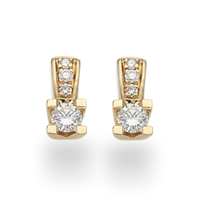 Scrouples Kleopatra Queen Karat Med Brillant 13ct 1535 - Scrouples Øreringe  - 1233690117294
