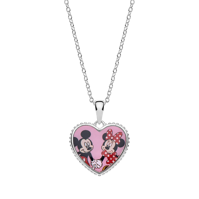 Disney Mickey Minnie Halskæde Sølv - Disney Halskæder