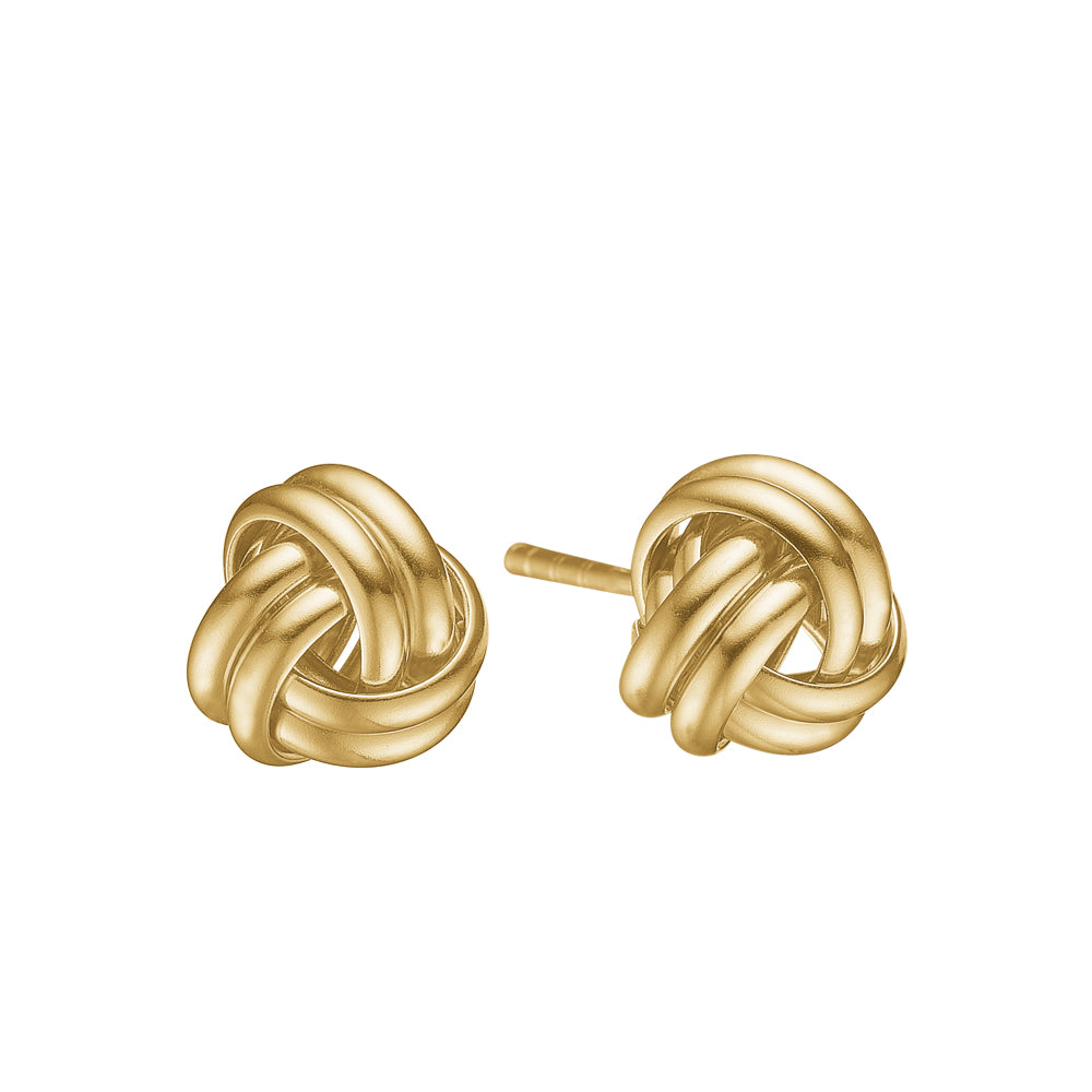 Aagaard Forgyldte Knude øreringe 1671 G22 - Aagaard Øreringe  - 1233690155647