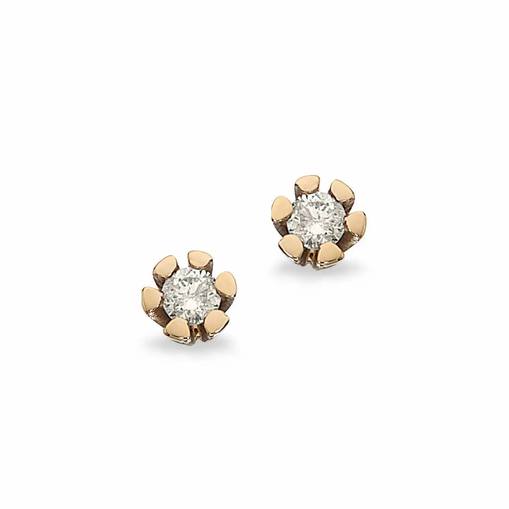 Scrouples Vida Guld øreringe Med Diamanter 06ct 1813 - Scrouples Øreringe  - 1233690172767