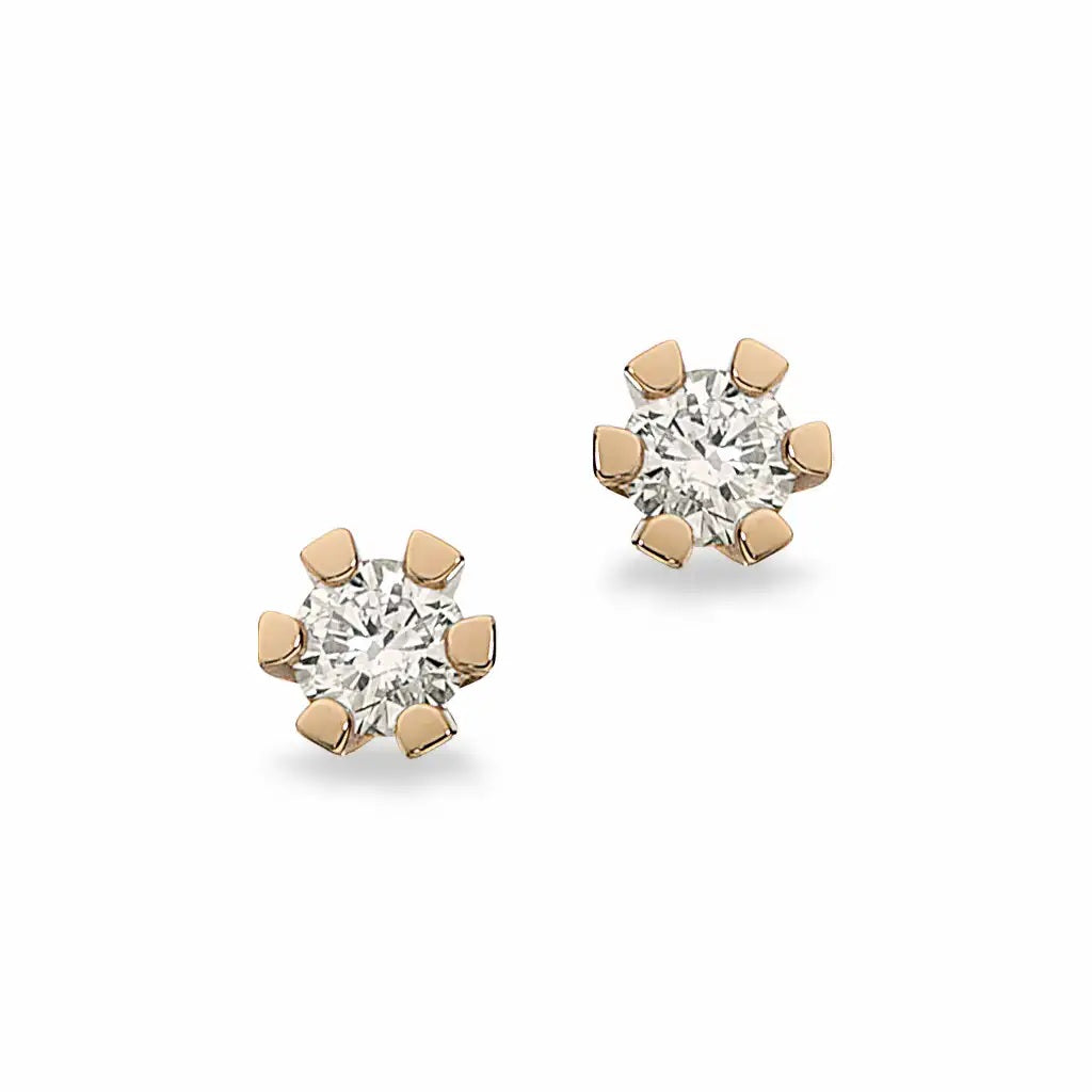 Scrouples Vida Guld øreringe Med Diamanter 15ct 1813 - Scrouples Øreringe  - 1233690119069