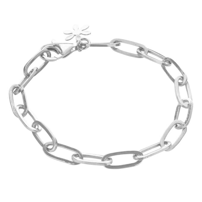 Susanne Friis Bjørner Armbånd Sfb Sølv Armbånd Med Ovale Led 1860 - Armbånd  - 1233690195346