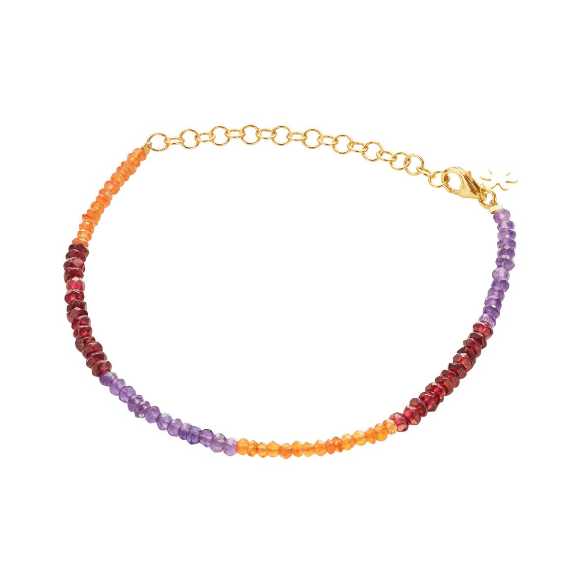 Susanne Friis Bjørner Armbånd Armbånd Med Granat Karneol Ametyst 1862 555 - Armbånd  - 1233690118529
