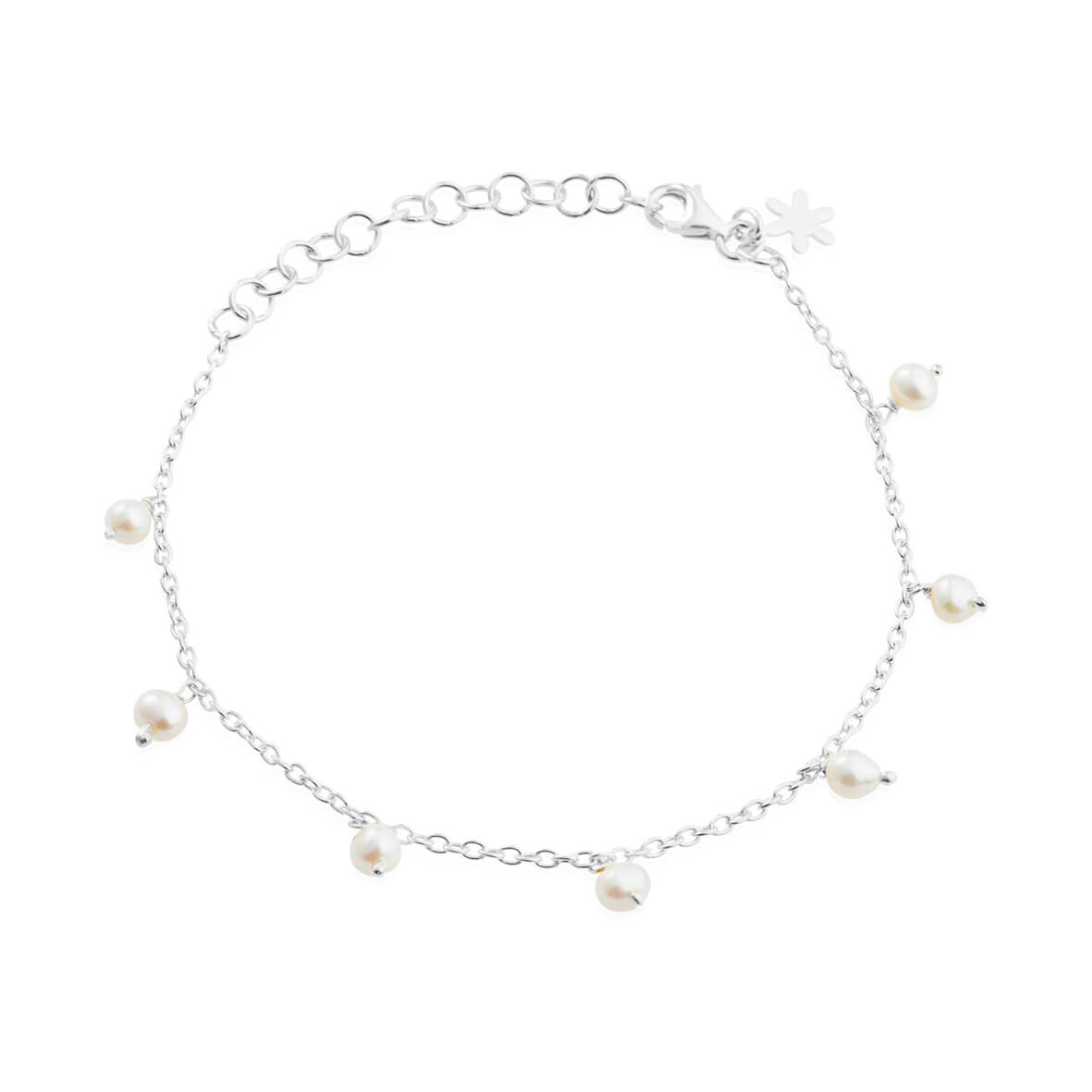 Susanne Friis Bjørner Sfb Sølv Armbånd Med Perler 1868 900 - Øreringe  - 1233690216799