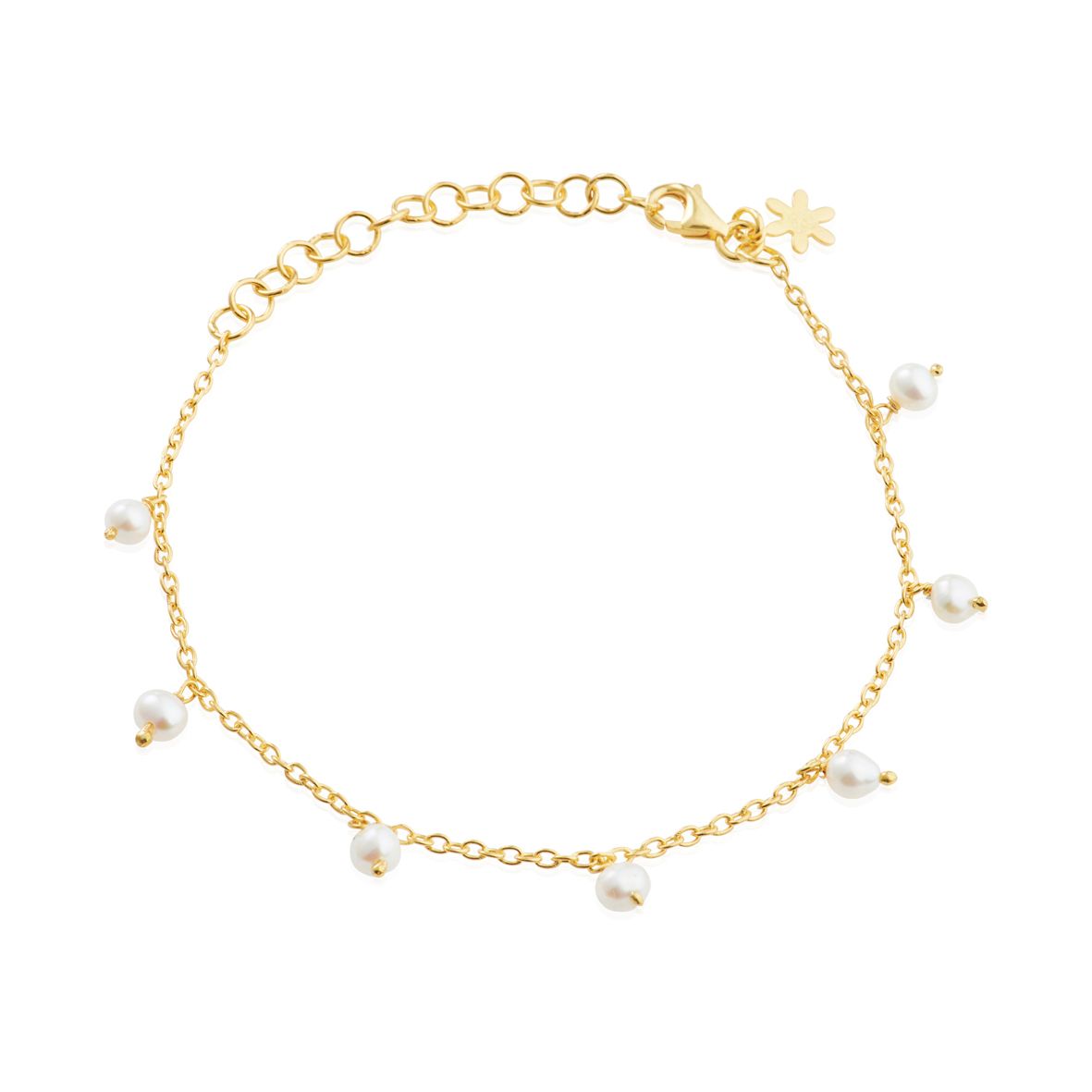 Susanne Friis Bjørner Armbånd Sfb Armbånd Forgyldt Sølv Med Perler 1868 900 - Armbånd  - 1233690118710
