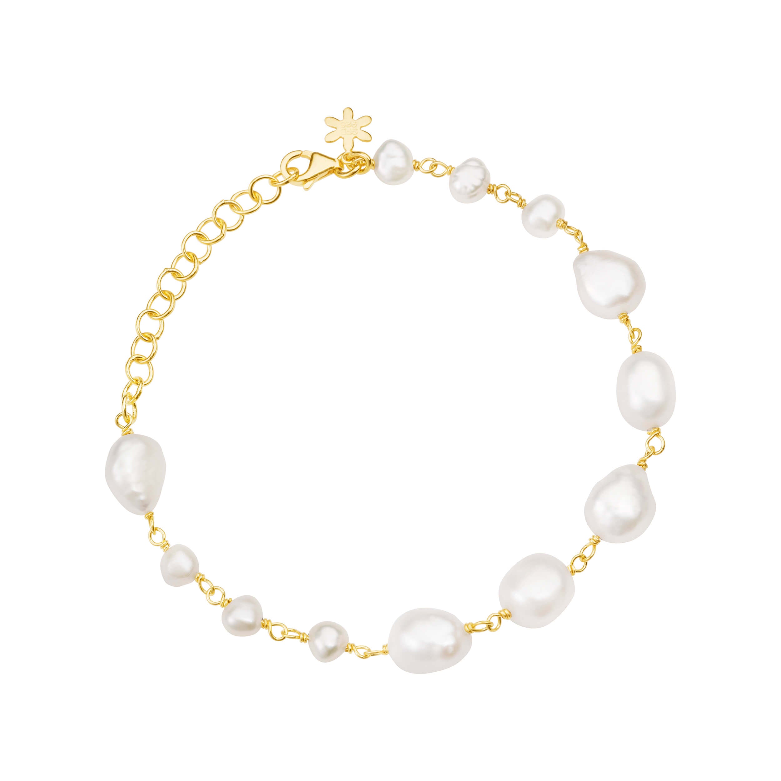 Susanne Friis Bjørner Armbånd Sfb Forgyldt Armbånd Med Perler 1889 900 - Armbånd  - 1233690201184