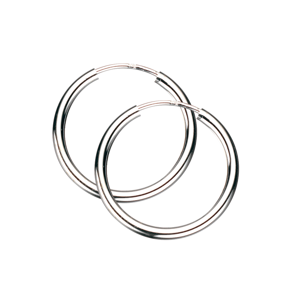 Scrouples Sølv Creoler 20mm 190122 - Scrouples Øreringe  - 1233690143194