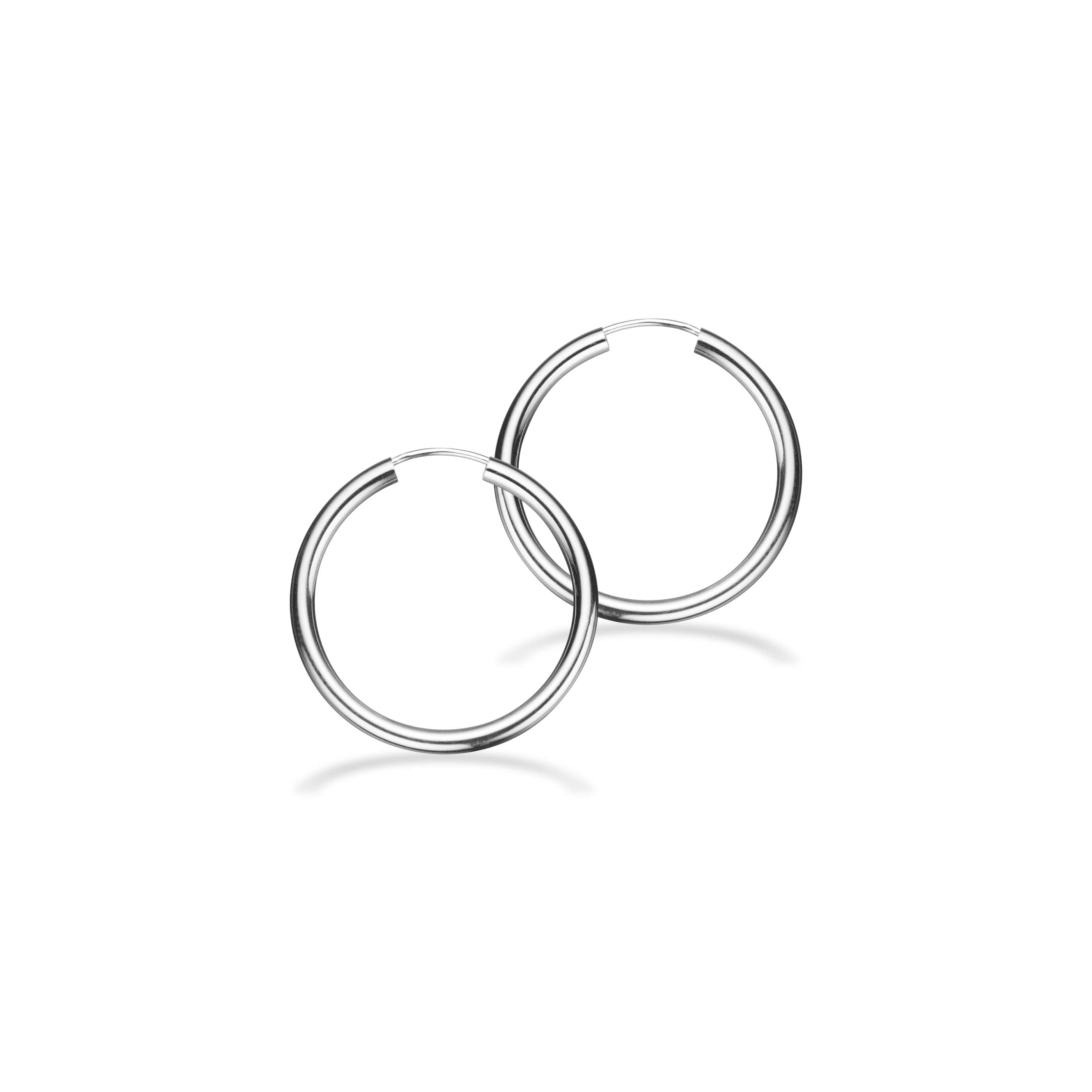 Scrouples Klassiske Creoler Sølv 30mm 190182 - Scrouples Øreringe
