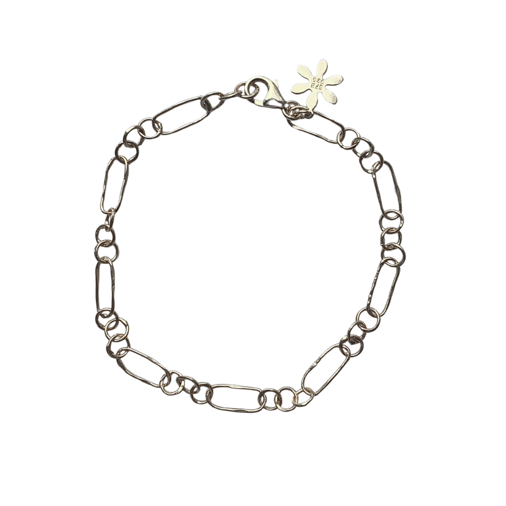 Susanne Friis Bjørner Armbånd Sfb Sterling Sølv Armbånd Med Hamret Figaro Mønster 1918 - Armbånd