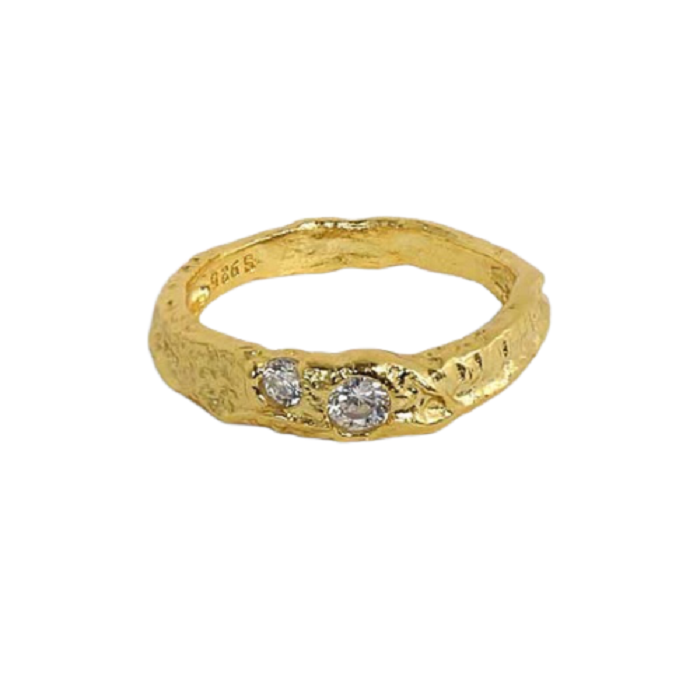 Donnatella Ring Forgyldt Str - Donnatella Fingerringe