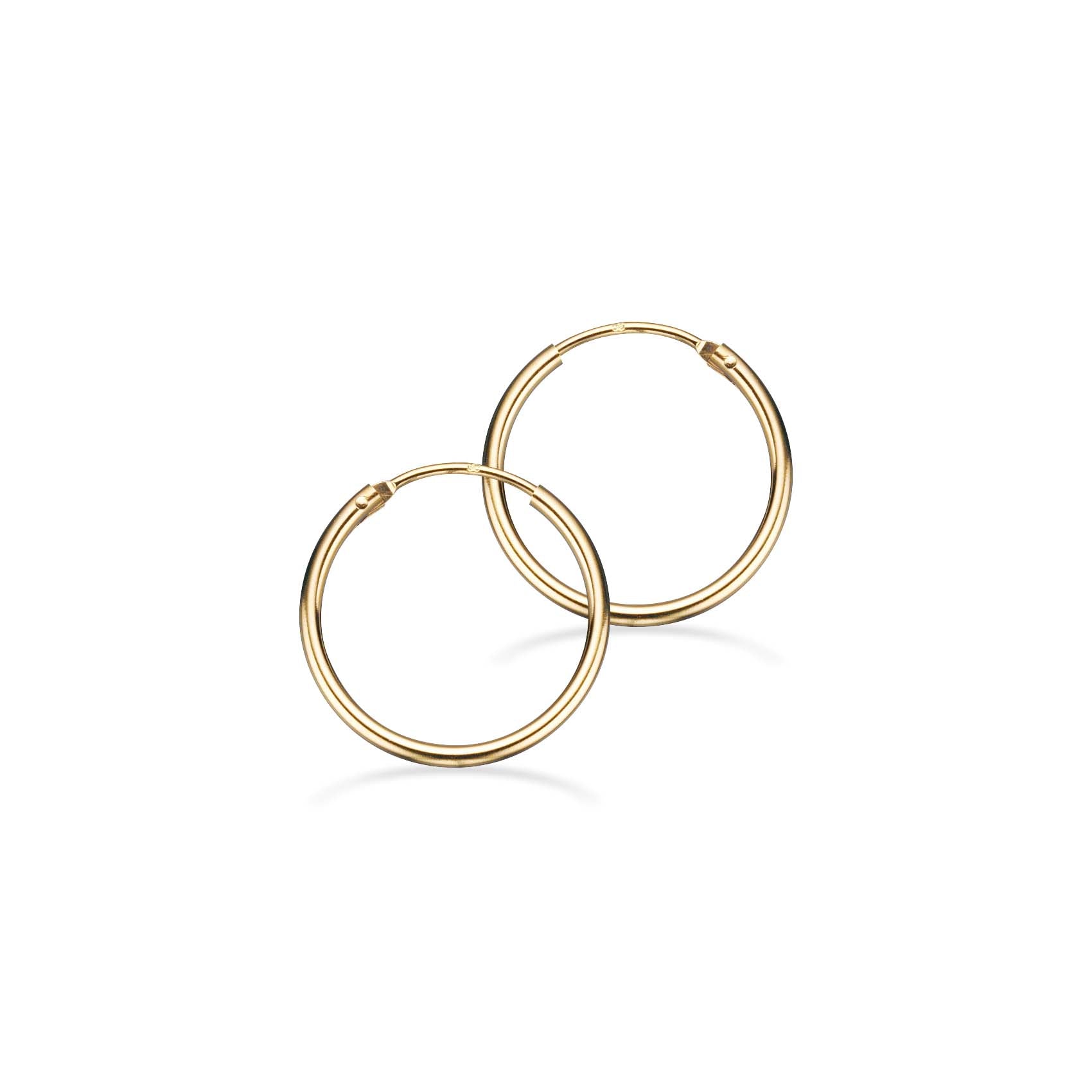 Scrouples Creoler Forgyldt Sølv 5x20mm 193622 - Scrouples Øreringe  - 1233690101071