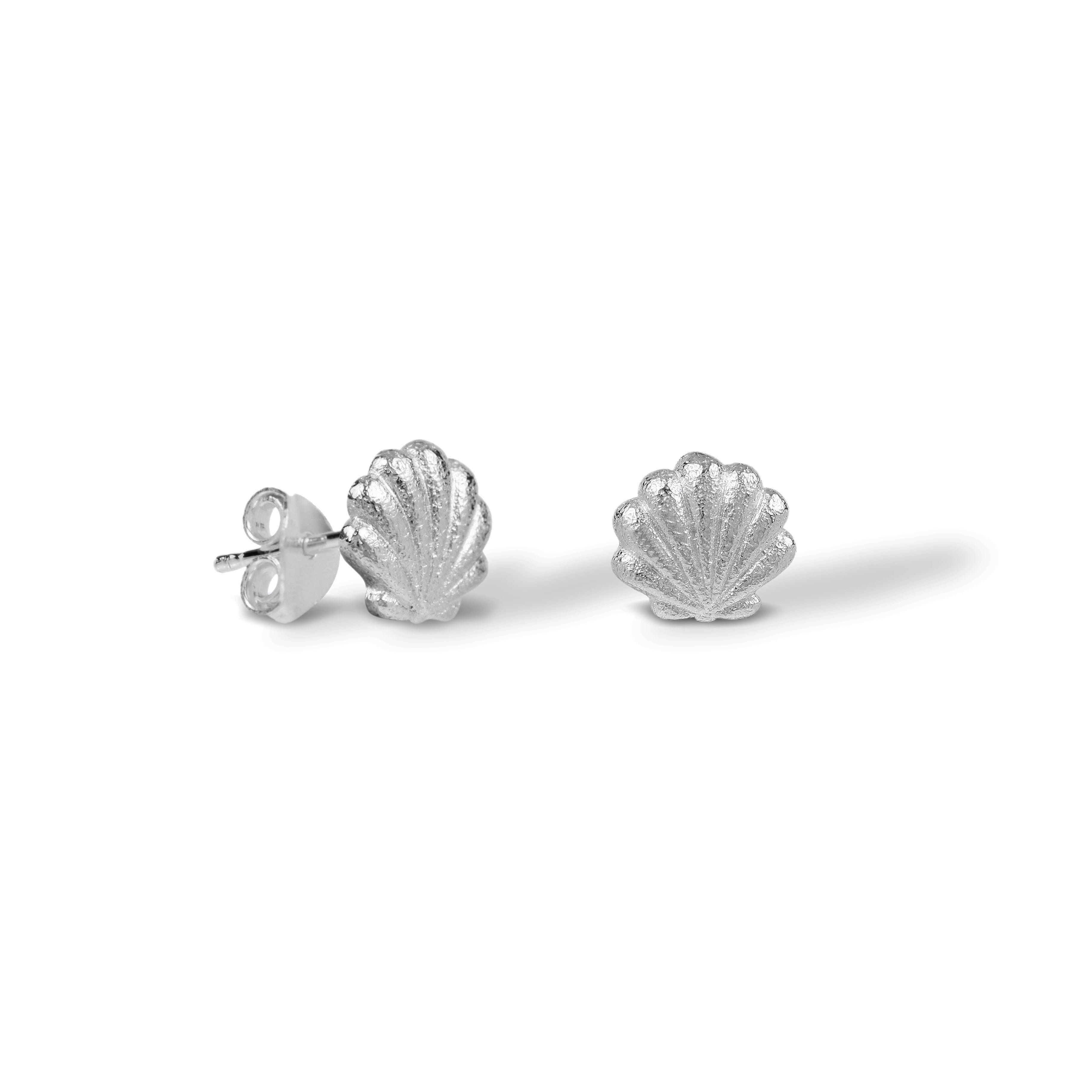 Blossom Sey Shell Sølv ørestik Med Musling 21911665 - Blossom Øreringe  - 1233690228389