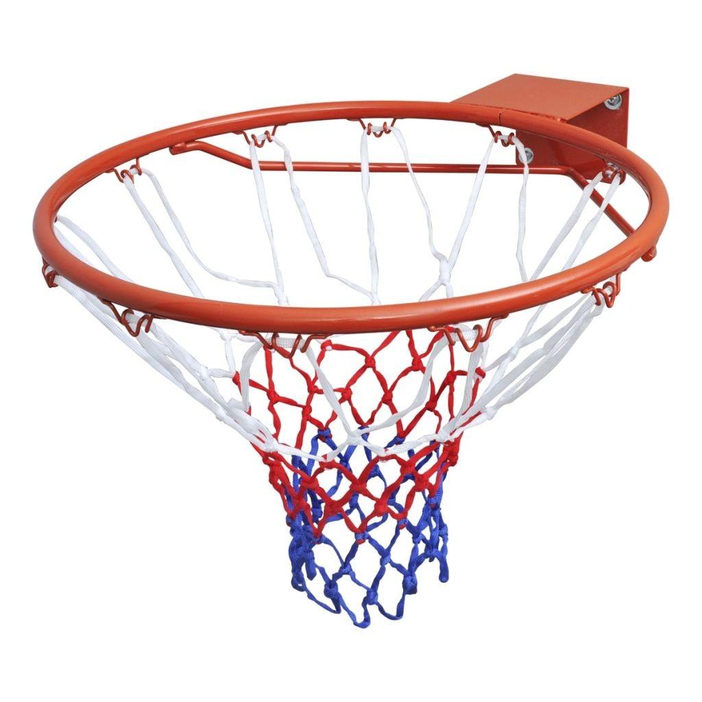 Basketballkurvesæt Med Ring Net Orange - Vidaxl Fingerringe  - 8718475873402