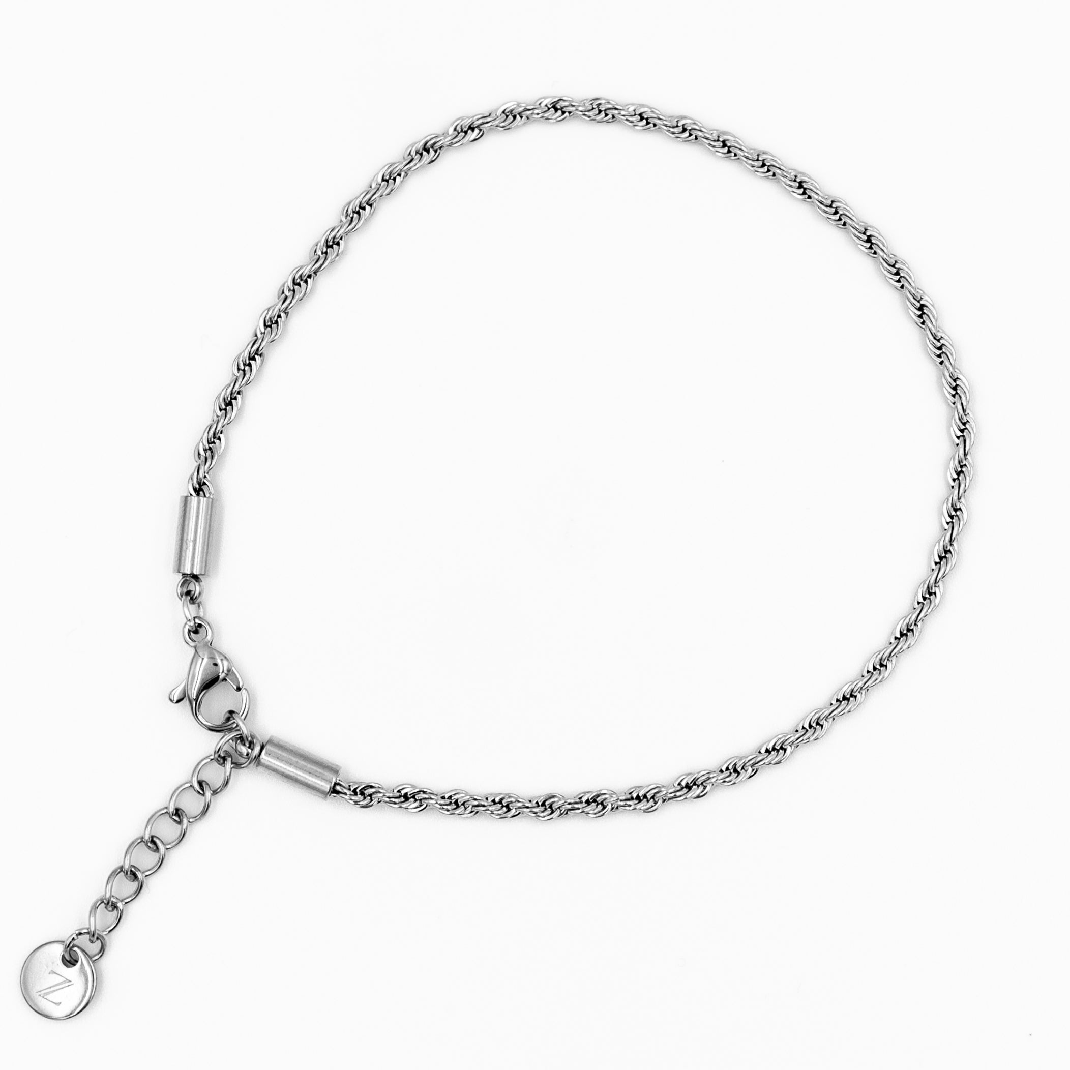 Sølv Corda Rope Armbånd 2mm - Zarge Jewelry Armbånd