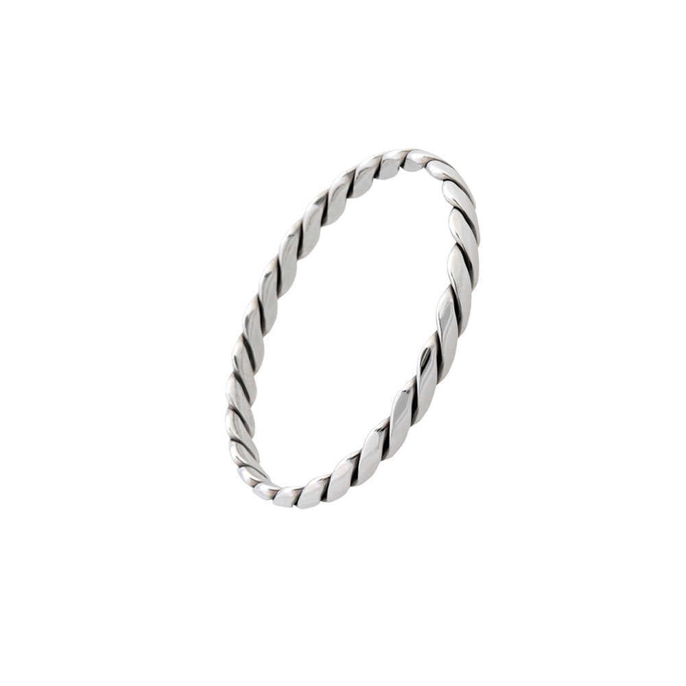 Randers Sølv Snoet Armring Sølv 33001 - Randers Sølv Armbånd  - 1233690166544
