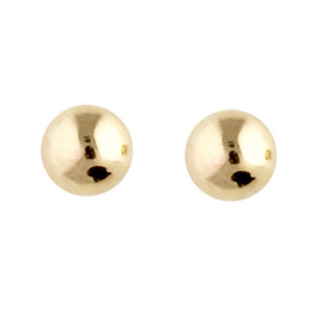 Nordahl Karat Guld Kugle ørestikker 5mm 30310030300 - Nordahl Øreringe  - 1233690084350