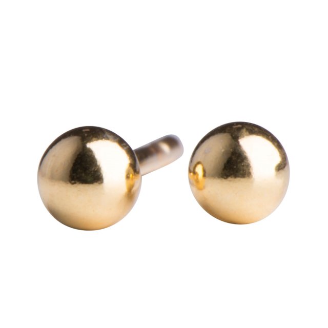Nordahl Karats Guld Kugle ørestiker 6mm 30310180500 - Nordahl Øreringe  - 1233690148700