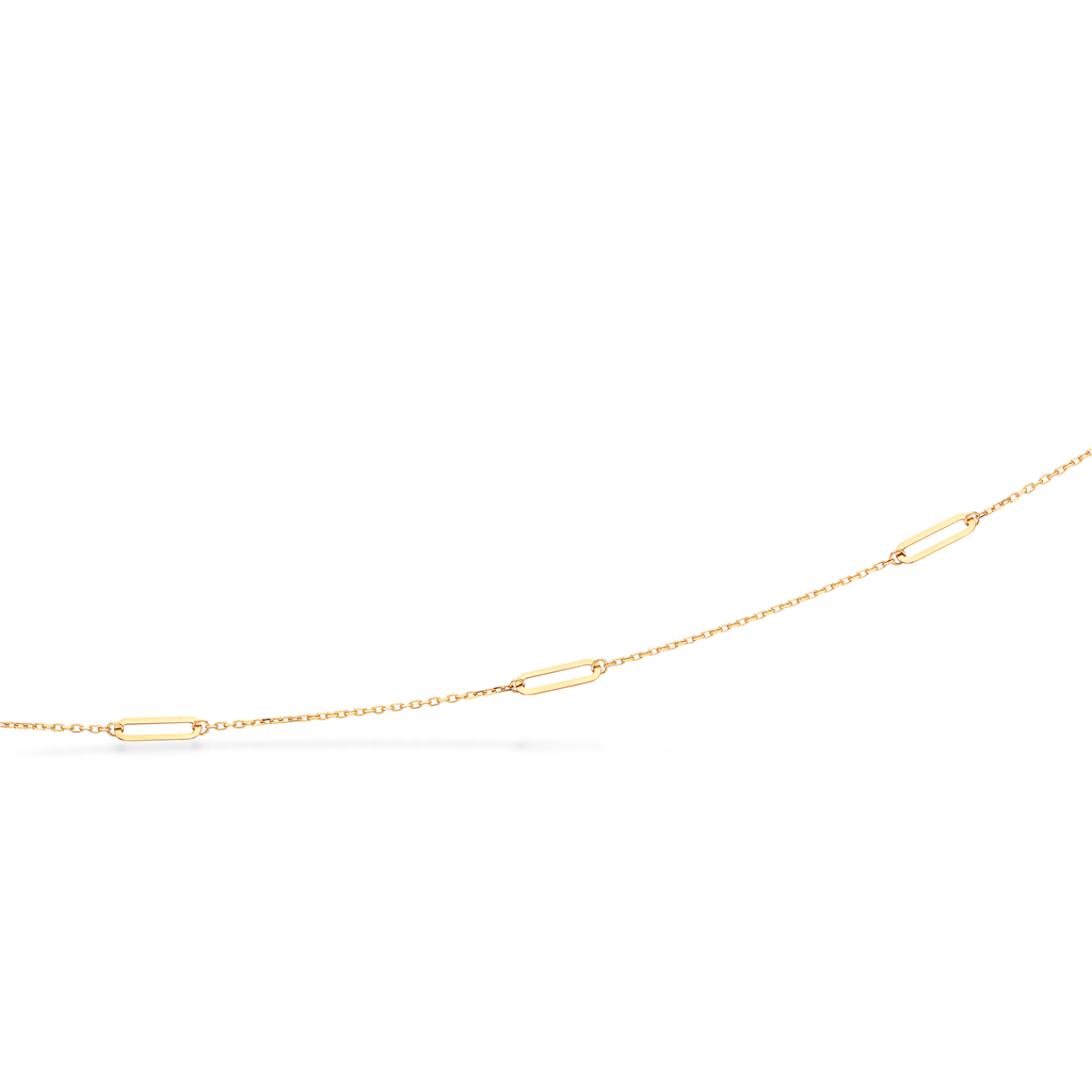 Scrouples Halskæde 8kt Guld Med åbne Led 33703 - Scrouples Halskæder  - 1233690186399