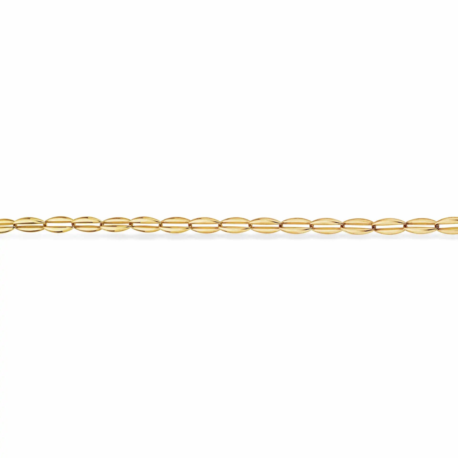 Scrouples Karat Guld Armbånd Med Ovale åbne Led 34043a - Scrouples Armbånd  - 1233690212654