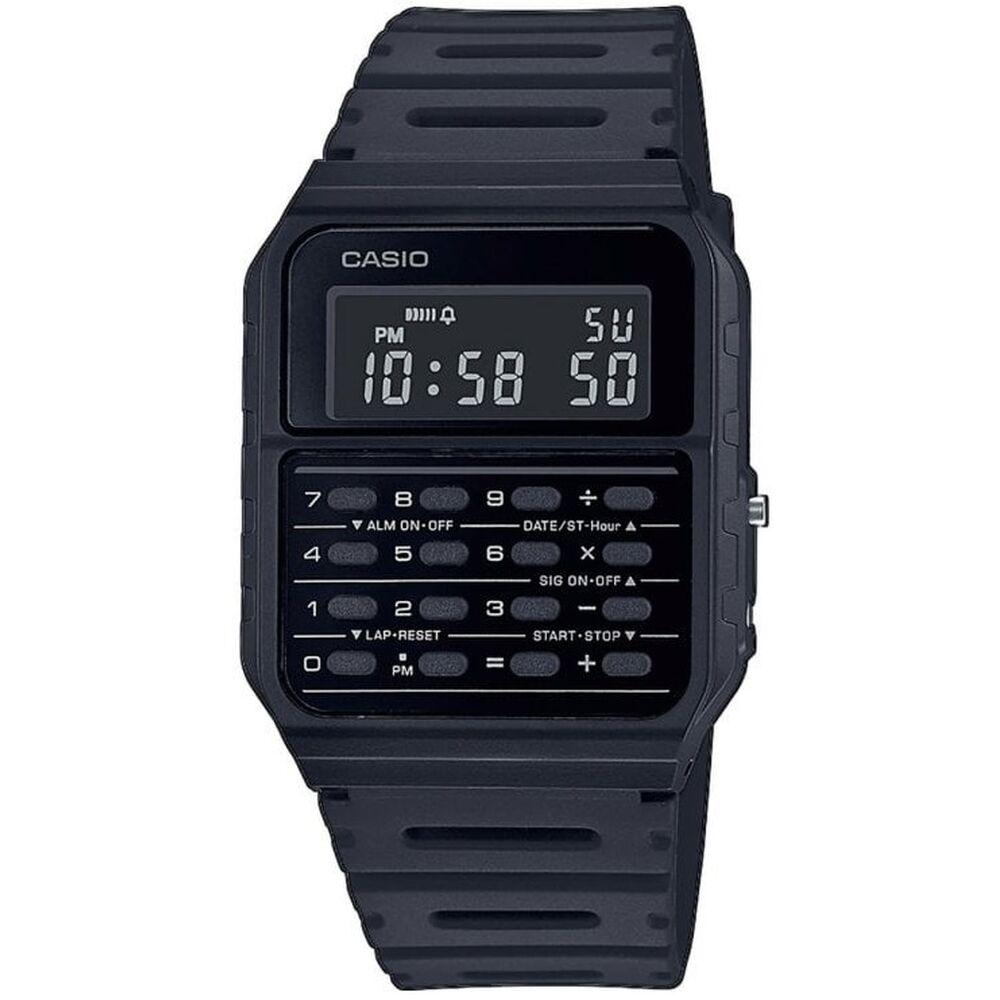Sort Casio Calculator Unisex Armbåndsur Digital Kvarts - Casio Armbånd  - 4549526271014