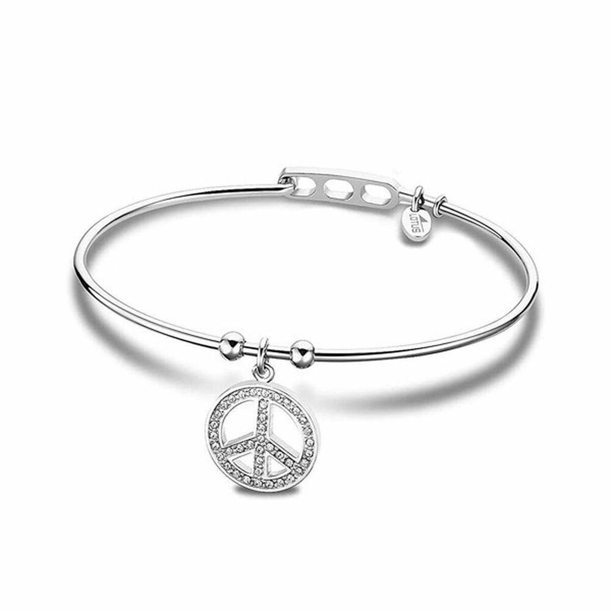 Lotus Armbånd Til Kvinder Ls2015 Sølvfarvet Bangle Med Vedhæng - Lotus Armbånd  - 8430622725456