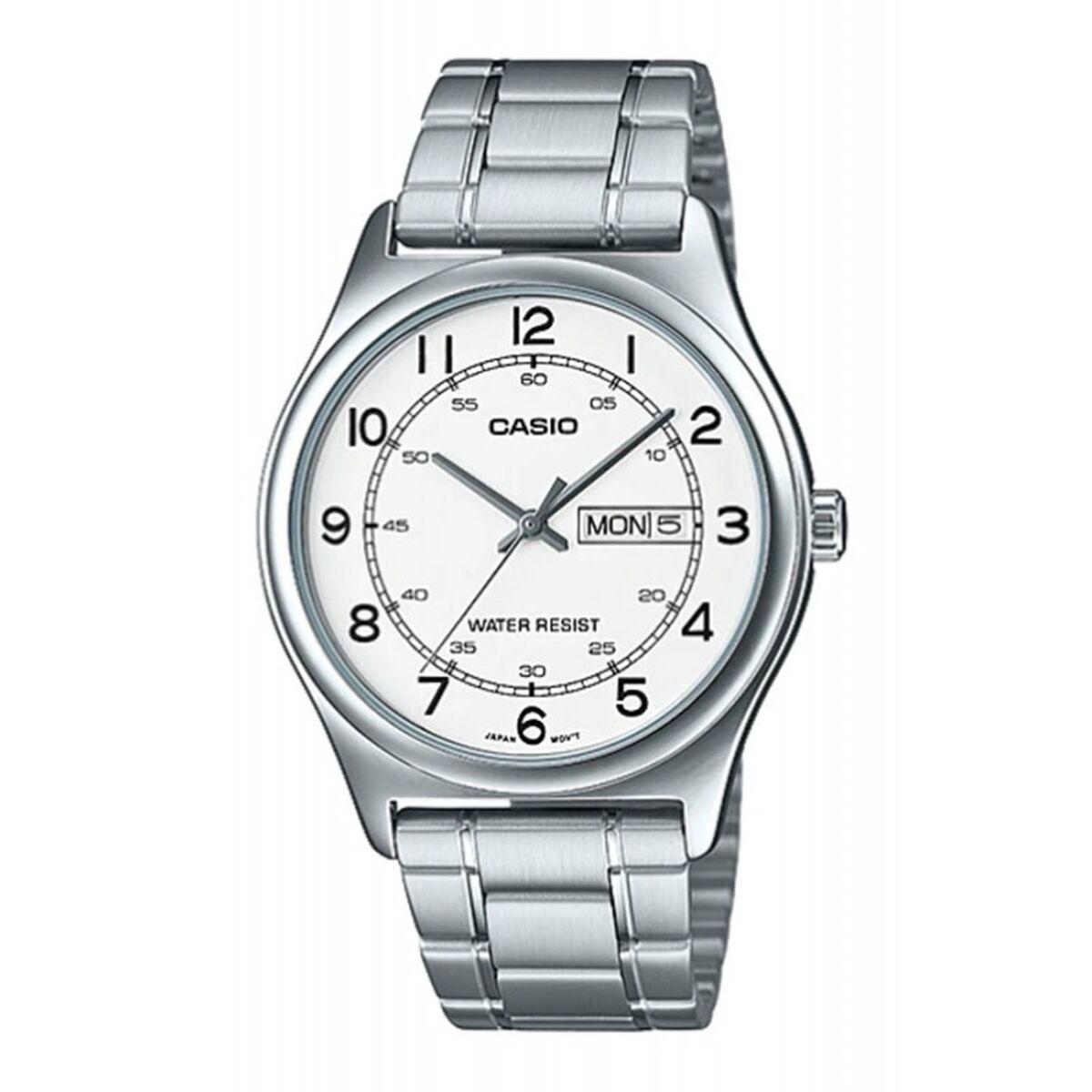 Casio Easy Reader Herreur Sølvfarvet - Casio Armbånd - 4971850030089