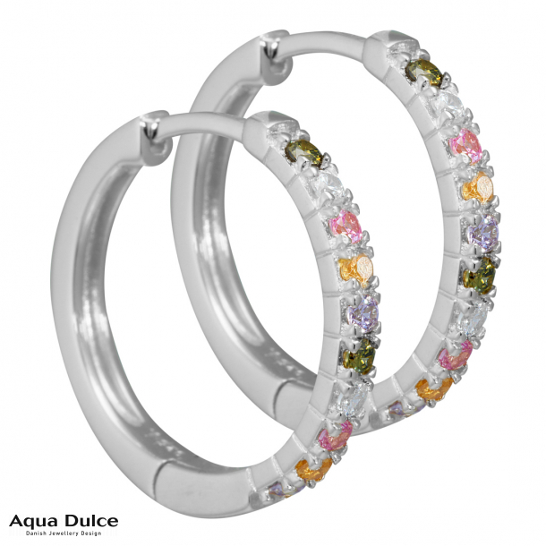 Aqua Dulce Elina Creoler - Aqua Dulce Øreringe