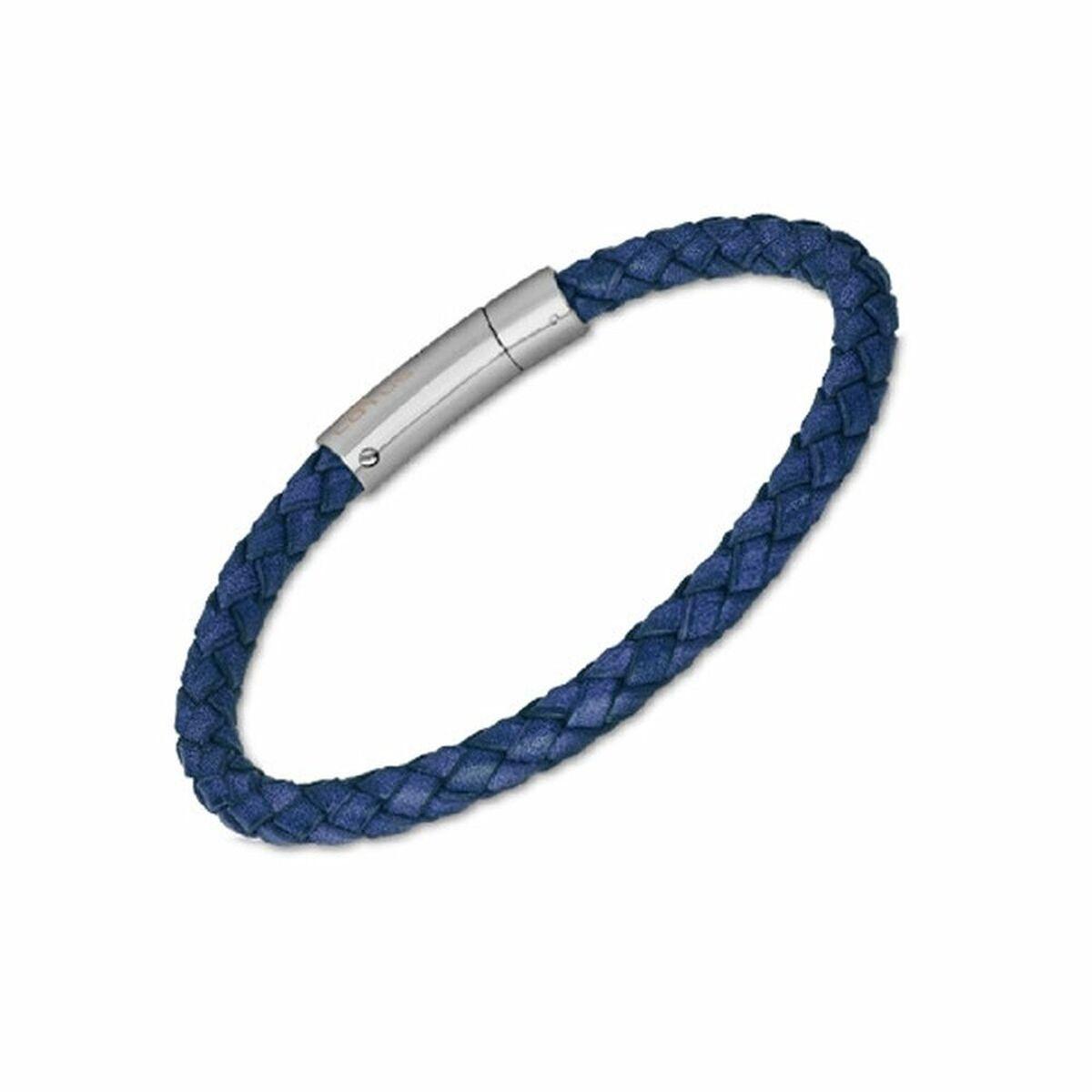 Lotus Armbånd Til Mænd Ls2141 Flettet Blå Med Stållås - Lotus Armbånd  - 8430622767074