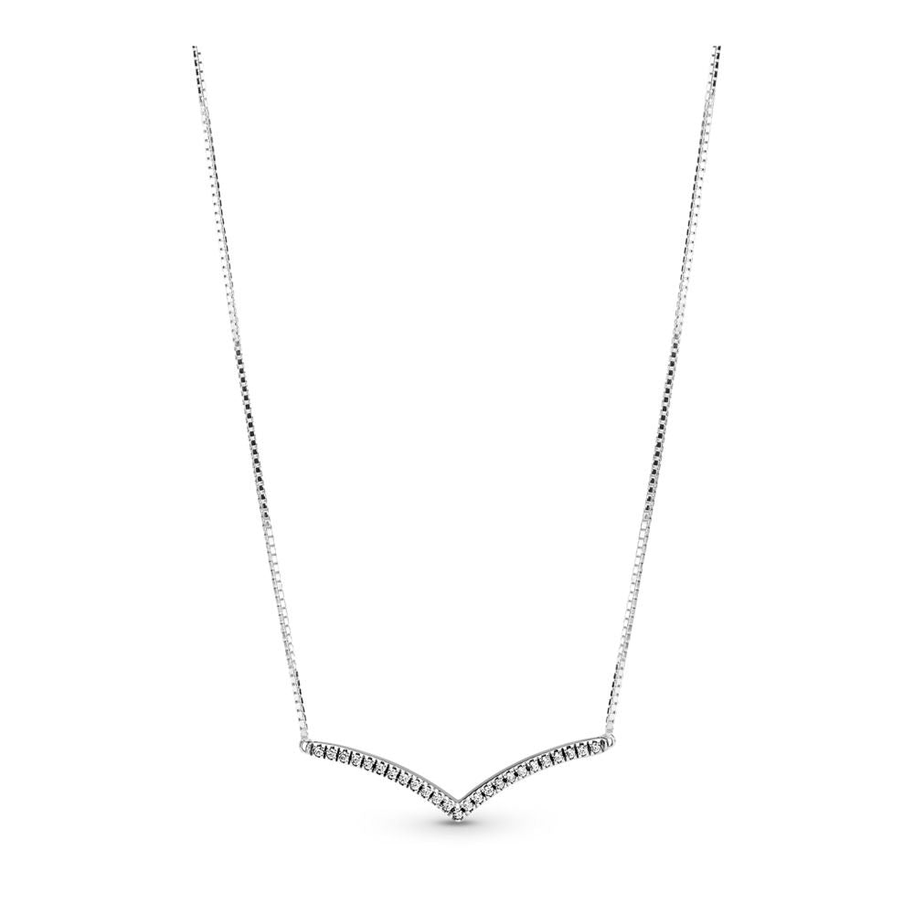 397802cz Pandora Halskæde Shimmering Wish - Pandora Halskæder  - 1233690072197