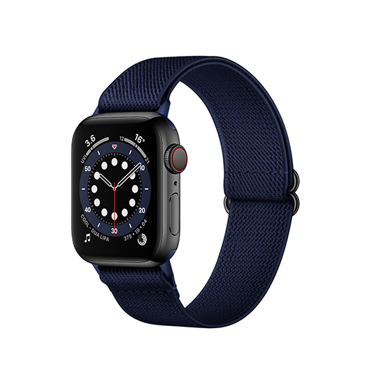 Apple Watch 49mm Polyester Nylon Rem Armbånd Blå - Polyester Armbånd