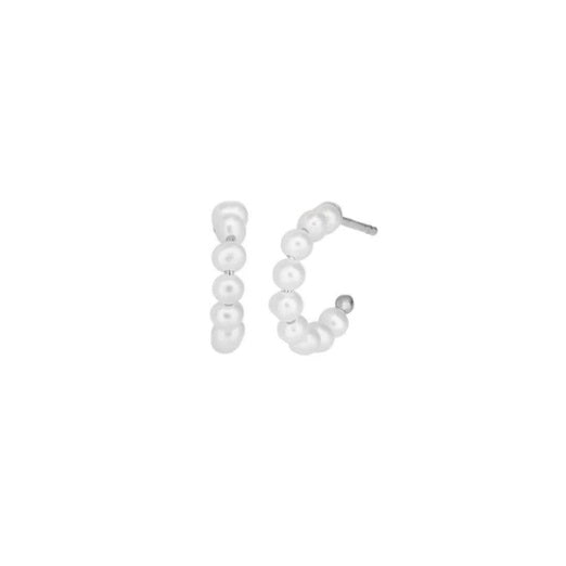 Bybiehl Perle Hoops Mini 14mm 031wp - Bybiehl Øreringe - 1233690120287