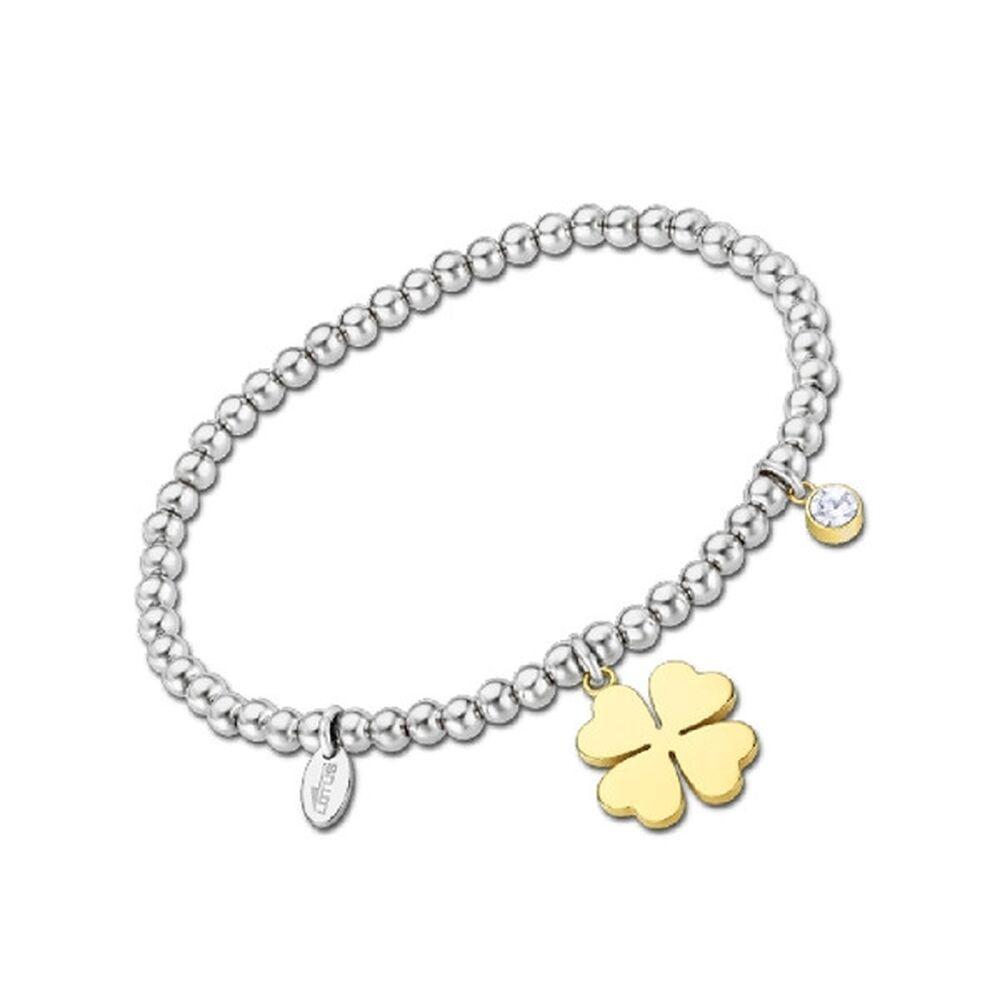 Lotus Armbånd Til Kvinder Ls2171 Perlekæde Med Vedhæng - Lotus Armbånd  - 8430622765506