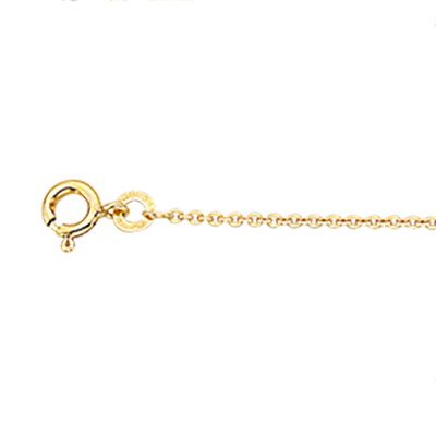 Scrouples Standard Halskæde Rund Anker Forgyldt Sølv 41032 45fg - Scrouples Halskæder  - 1233690187266