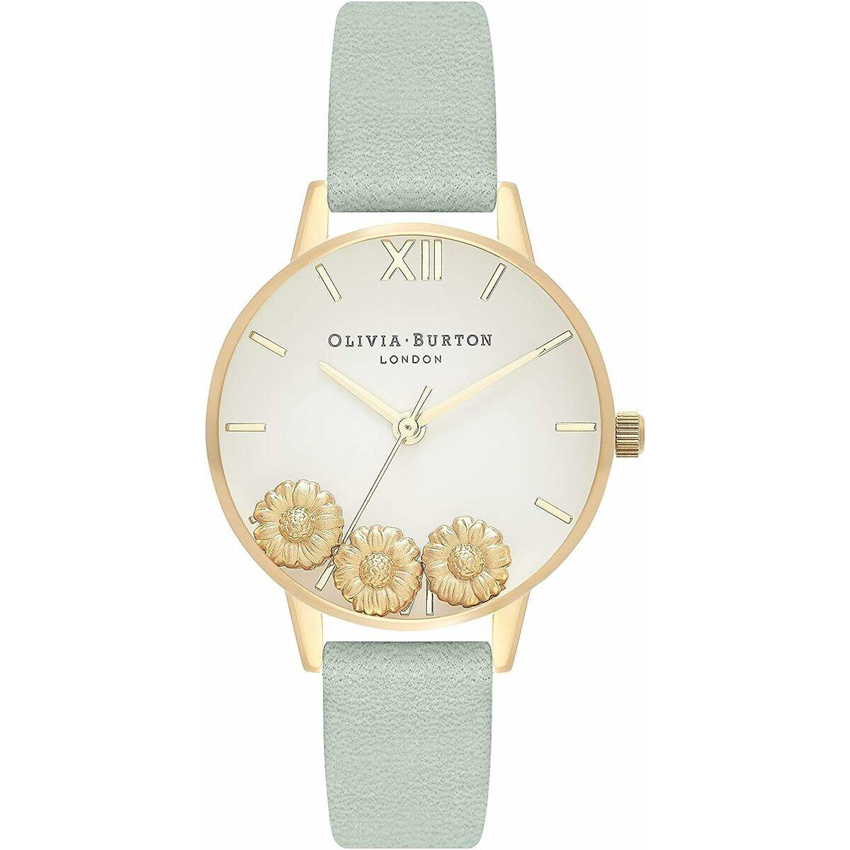 Grøn Olivia Burton Dameur Ob16ch17 Armbåndsur Rem - Olivia Burton Armbånd  - 7613272288101