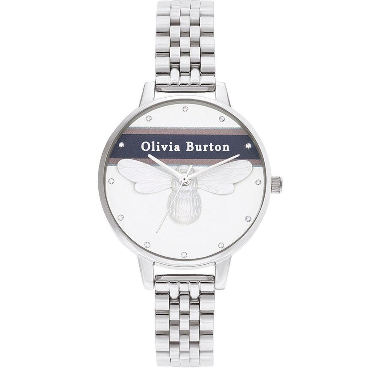 Olivia Burton Dameur Ob16vs07 Sølv Armbåndsur - Olivia Burton Armbånd  - 7613272387385
