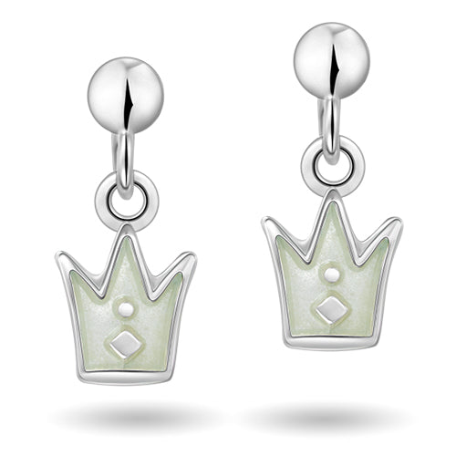 Hvid Piaampper Prinsessekrone øreringe Med Emalje 46105hkr - Pia&per Øreringe  - 1233690117560