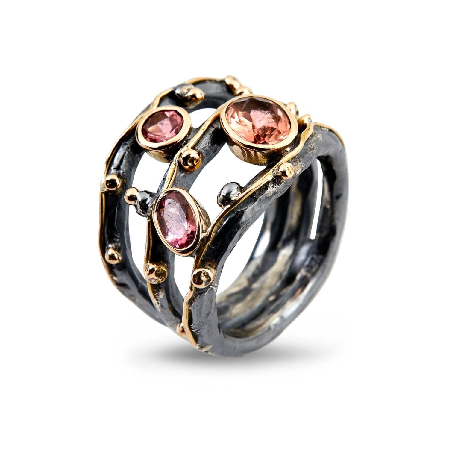 Rød Ring Zeus Tribeca Stones Red Tourmaline - Bybirdie.dk Fingerringe