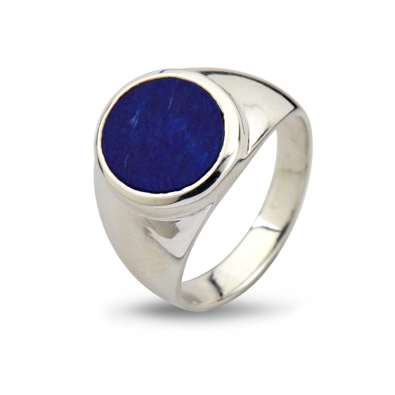 Blå Ring Oval Lapis Lazuli - Bybirdie.dk Fingerringe