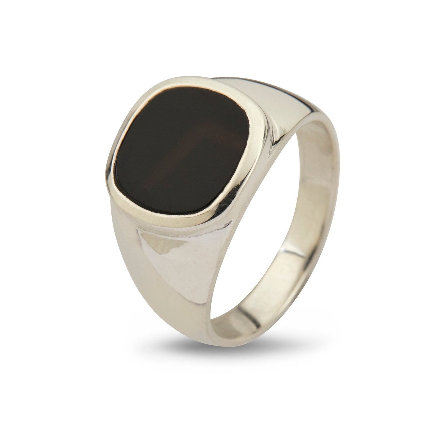 Sort Ring Cushion Black Onyx - Bybirdie.dk Fingerringe