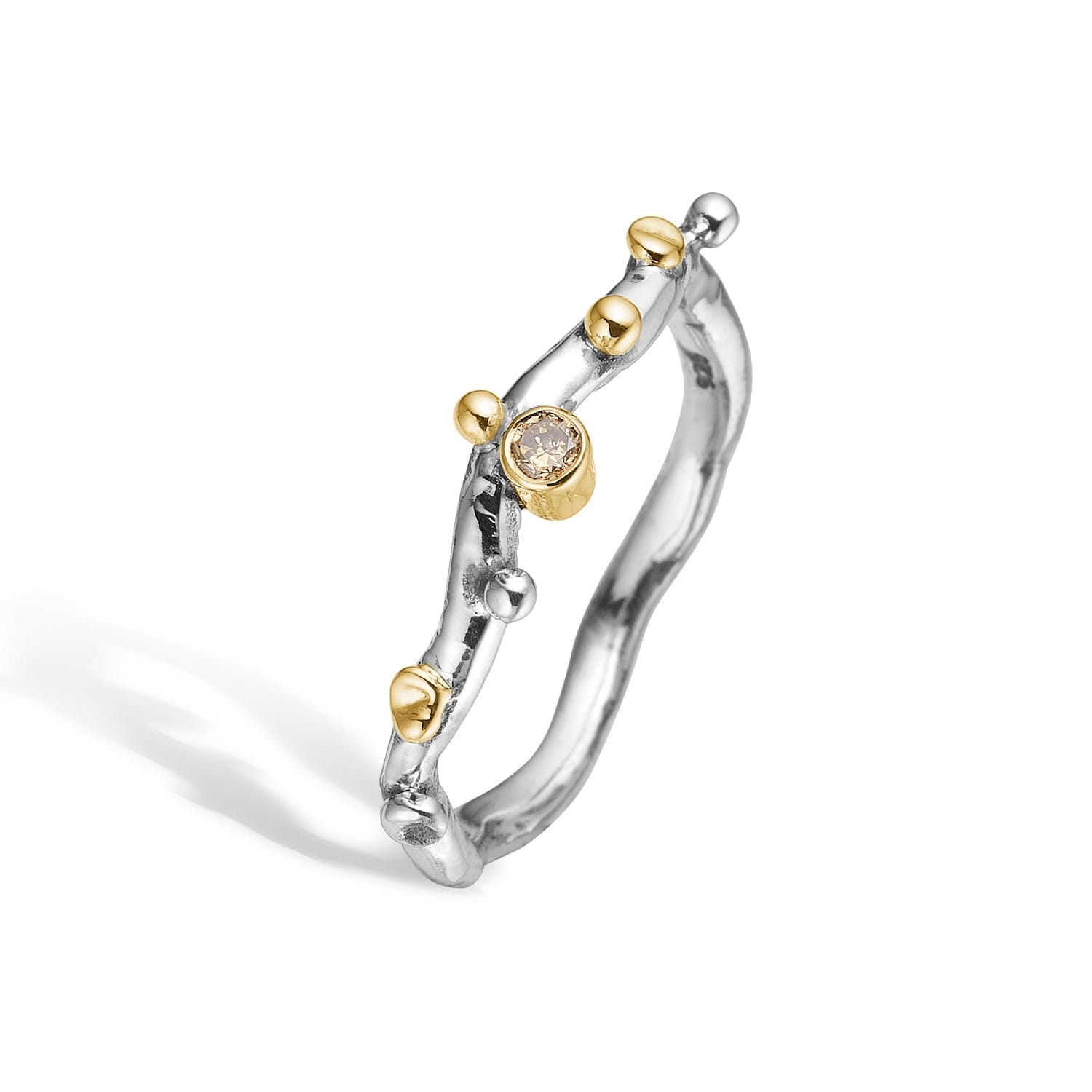 Ring Grace Single Polished - Bybirdie.dk Fingerringe