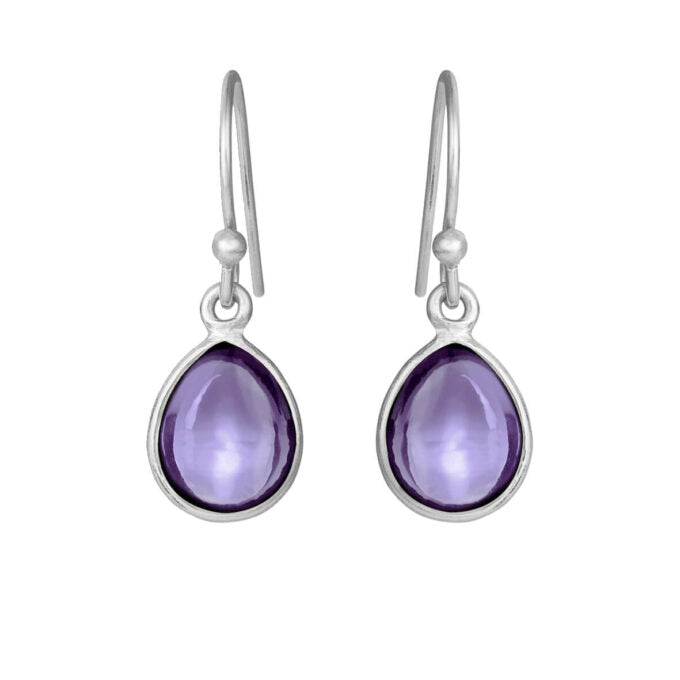 Susanne Friis Bjørner Sfb Ørebøjler Med Lilla Amethyst 5249 118 - Øreringe  - 1233690229454