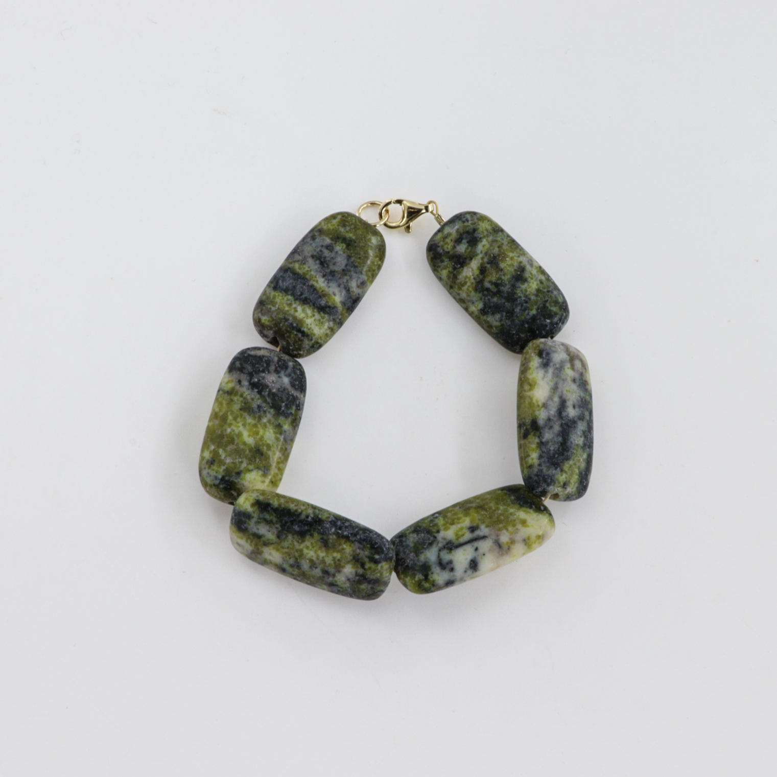 Sølv Armbånd Serpentin Sterling Forgyldt 19cm - Armbånd  - 05740034079348