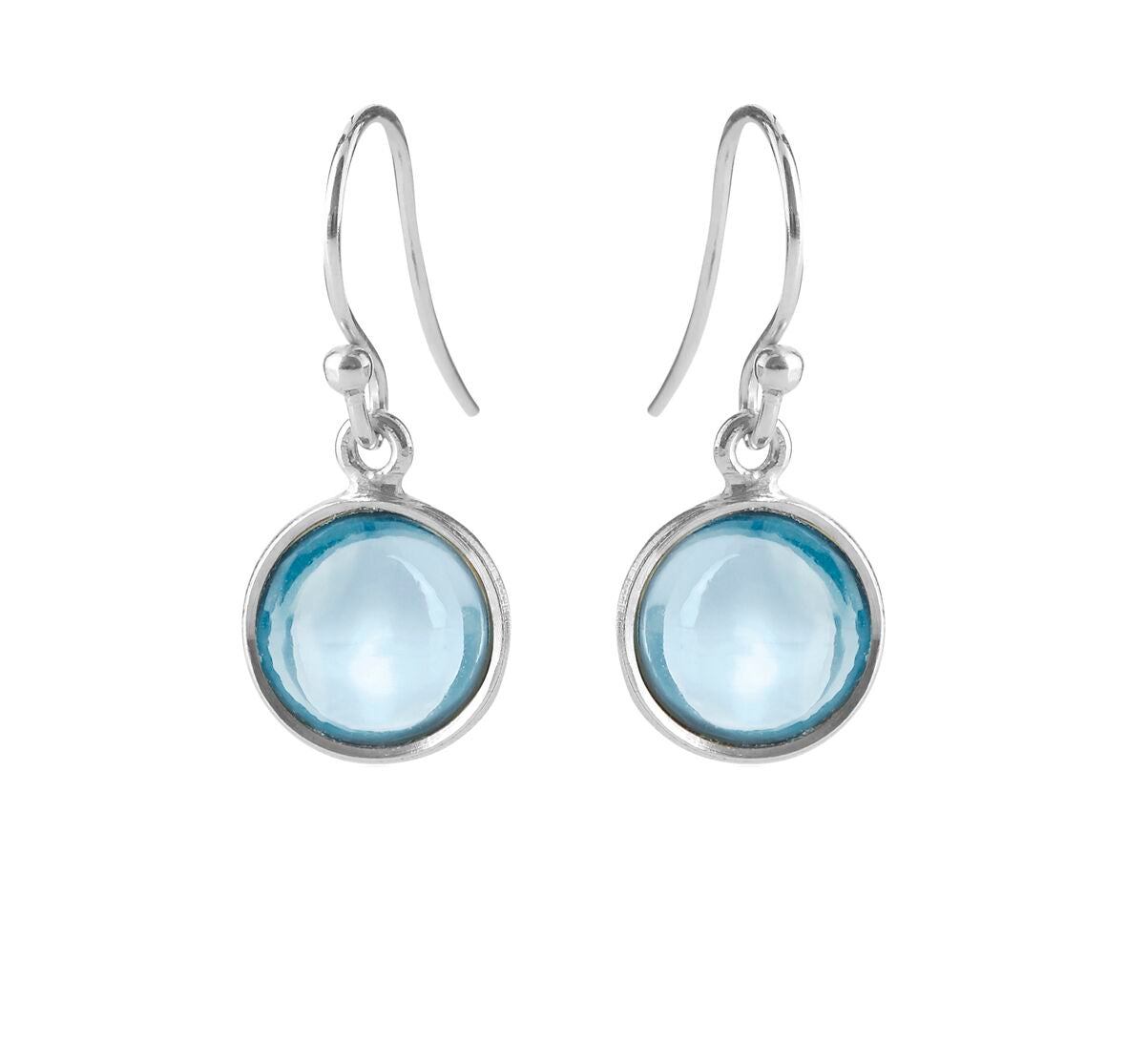 Susanne Friis Bjørner Sfb Sølv Med Blå Sten 5521 186 - Øreringe  - 1233690095028