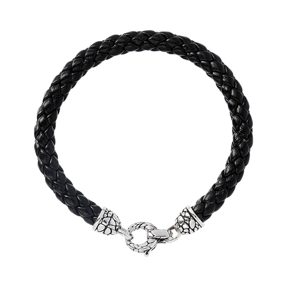 Sort Albert Armbånd Til Mænd Wsox00141 Blk Flettet - Alco-albert Armbånd  - 8054704138691