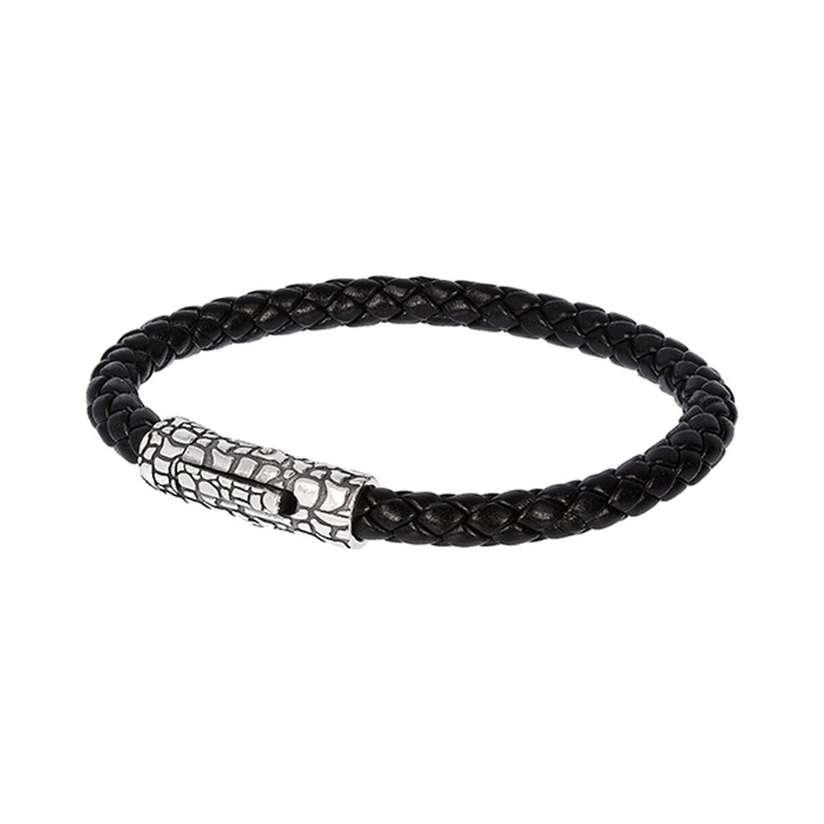 Sort Albert Armbånd Til Mænd Wsox00164 Blk Metal Flet - Alco-albert Armbånd  - 8054704174484