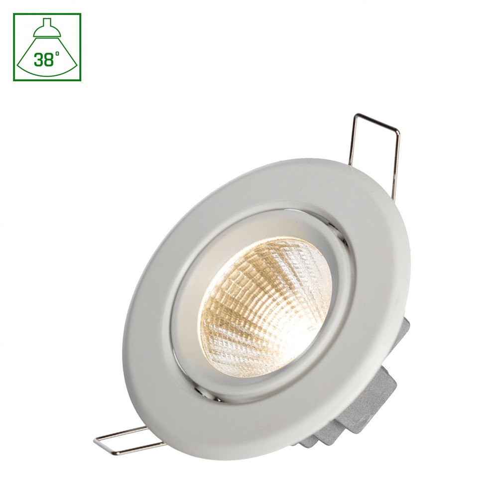 Hvid Fiale Led Spot Cob 230v Neutral Ring Kulør : Neutral - Spectrum Fingerringe  - 5907418750273