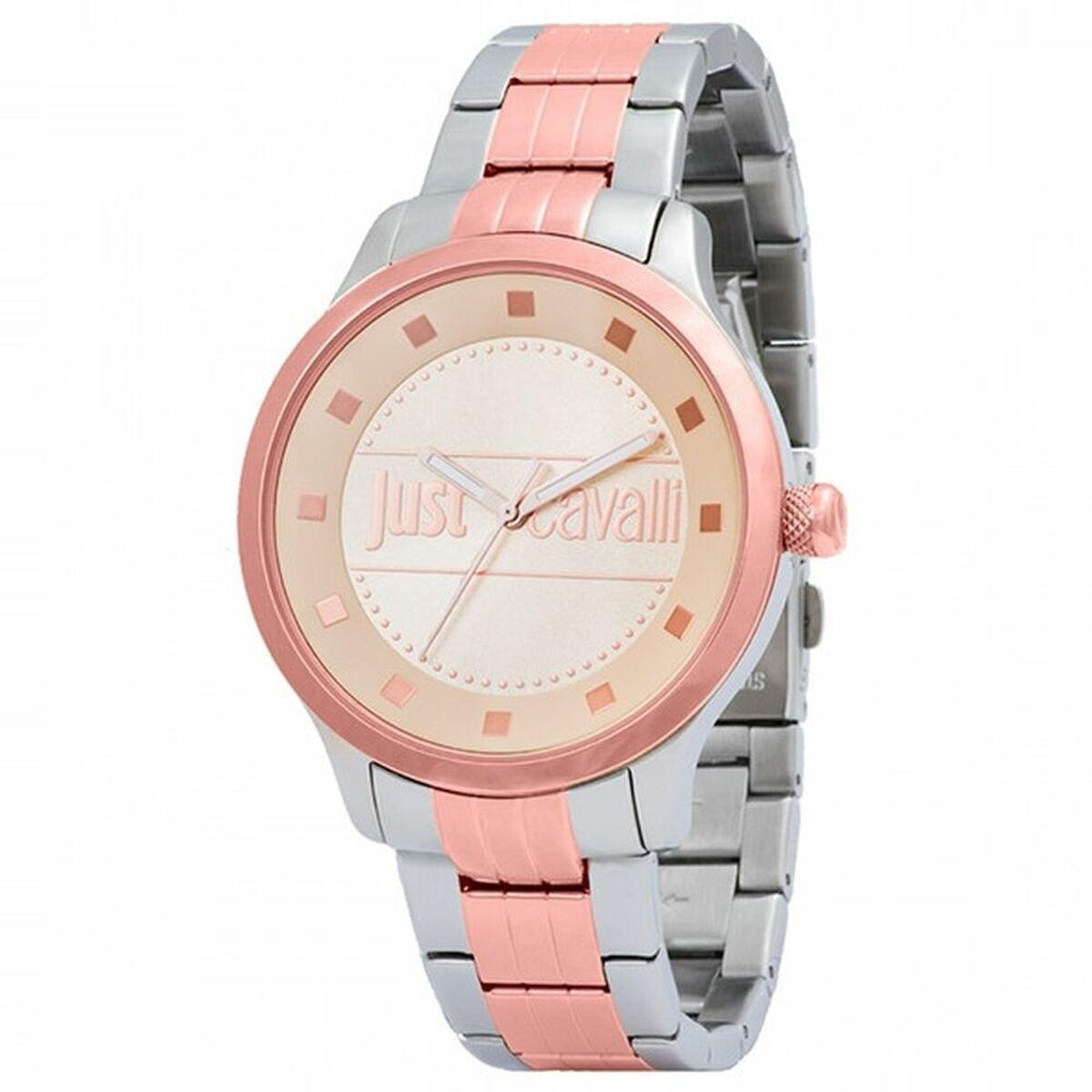Pink Just Cavalli Dameur R7253127529 Armbåndsur Rustfrit Stål - Just Cavalli Armbånd  - 8033288729075